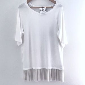 Made For Impulse Oversized Tunic W/Pleated Hem